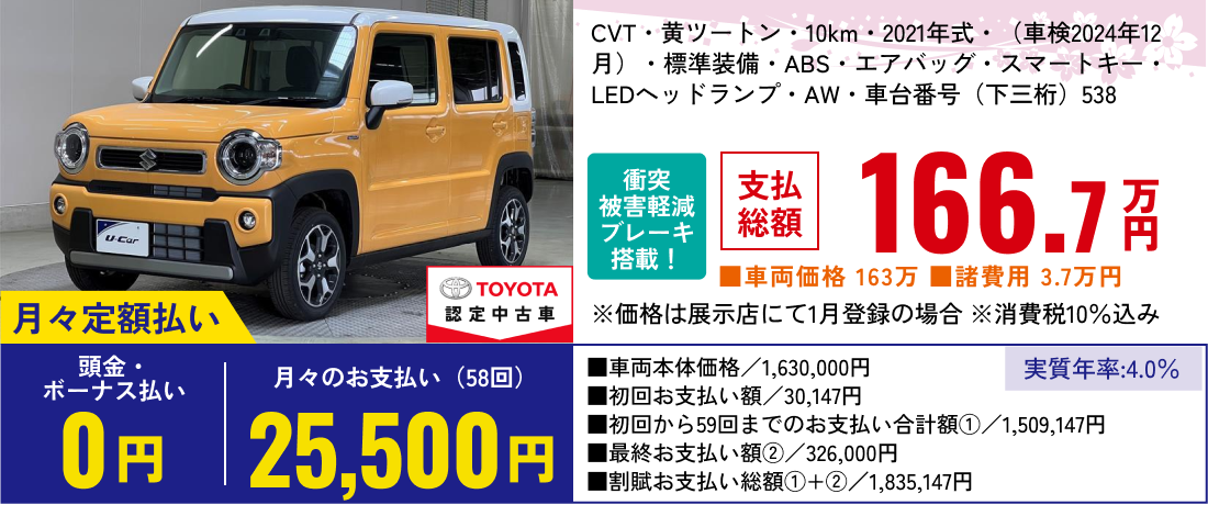 ハスラー HYBRID 660 X